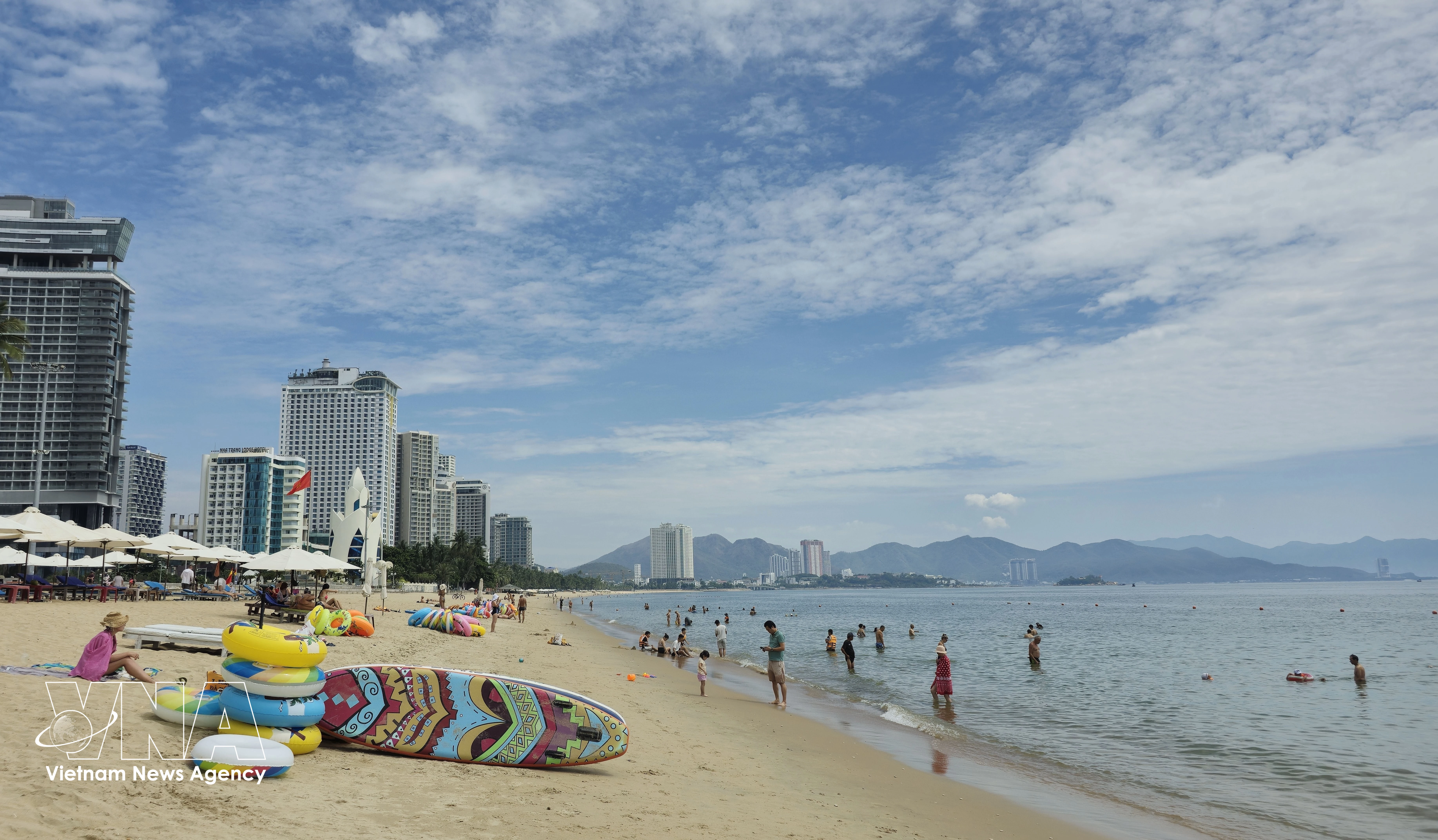 La playa de Nha Trang, provincia de Khanh Hoa. Foto: VNA