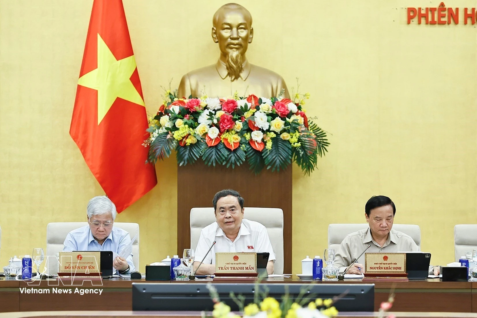 El presidente de la Asamblea Nacional, Tran Thanh Man. (Foto: VNA)