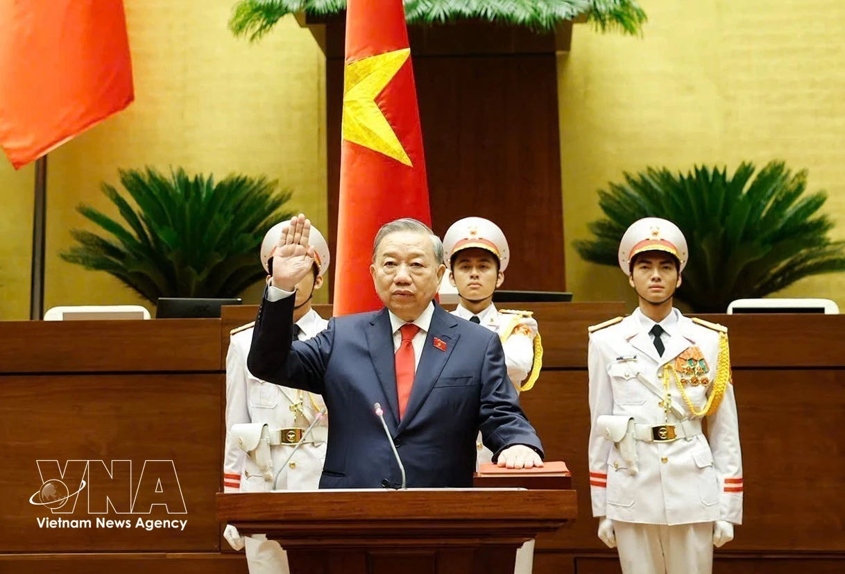 El secretario general del Comité Central del Partido Comunista de Vietnam, To Lam, fue elegido presidente del país. (Foto: VNA)