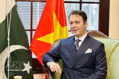 El embajador de Pakistán en Vietnam, Kohdayar Marri. (Fuente: VNA)
