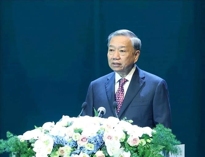 El secretario general del Partido Comunista de Vietnam, To Lam. (Fuente: VNA)