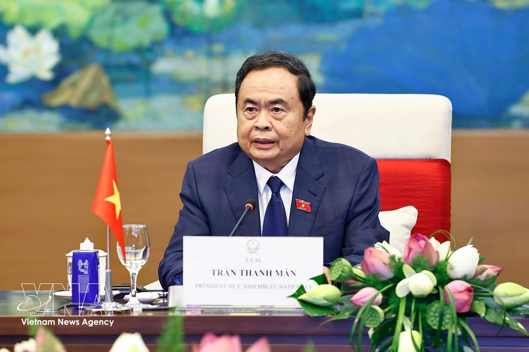 El presidente de la Asamblea Nacional de Vietnam, Tran Thanh Man. (Fuente: VNA)