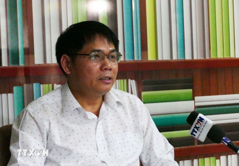 El vicepresidente de la Asociación de Empresarios Vietnamitas en Laos y director general de la empresa NNC Pharma, Hoang Van Quan. (Foto: VNA)