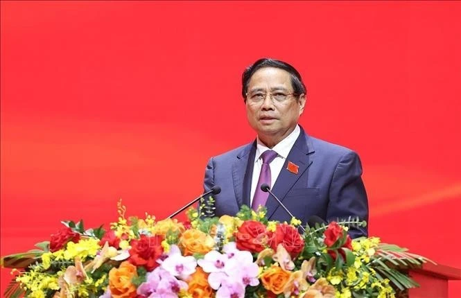 Pham Minh Chinh, miembro del Buró Político, secretario del Comité partidista del Gobierno, primer ministro del Gobierno (Foto: VNA)