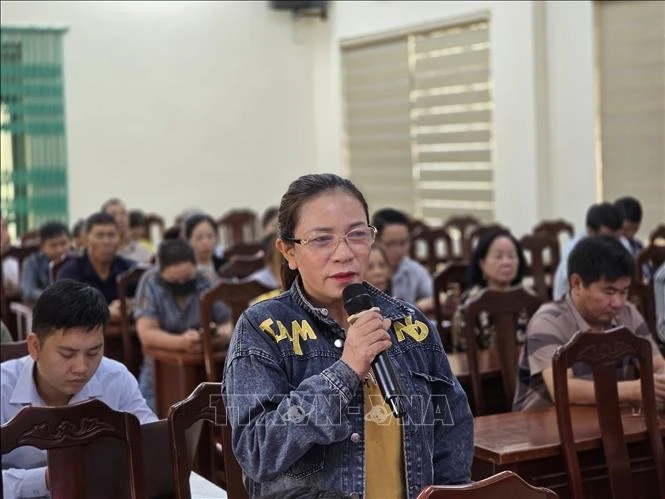 Nguyen Thi Toan, militante partidista en Quang Ninh. (Foto: VNA)