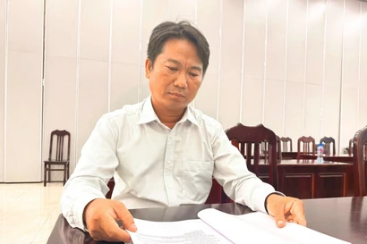 Tran Van Binh, secretario de la Célula del Partido de la aldea de Giong Bang (comuna fronteriza de Thuong Phuoc, provincia de Dong Thap). (Fuente: VNA)