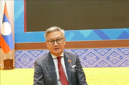 El ministro de Relaciones Exteriores de Laos, Thongsavanh Phomvihane. (Fuente: VNA)