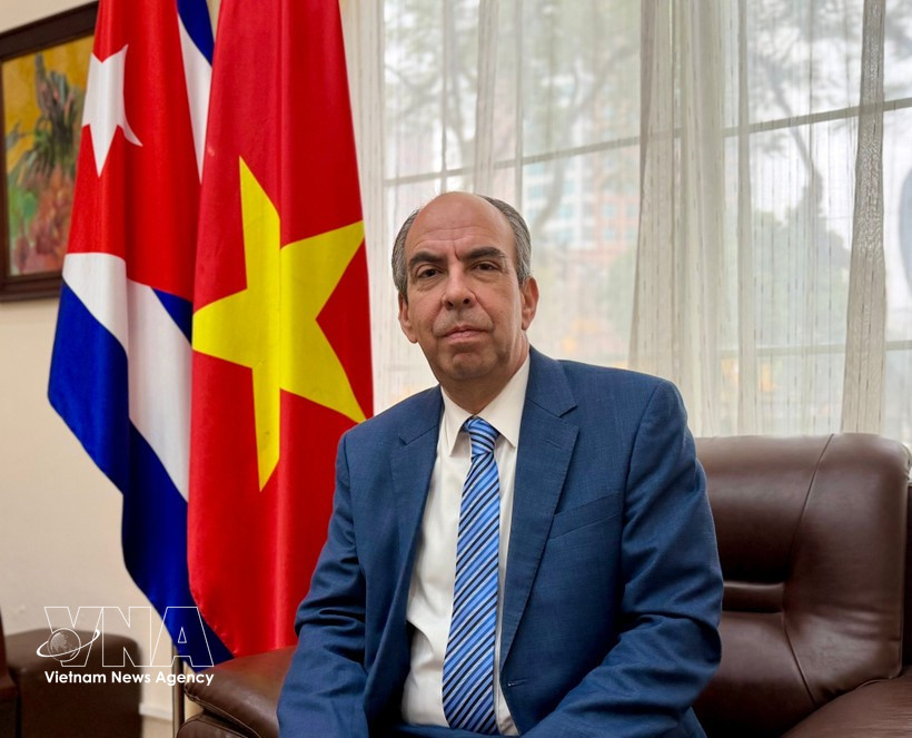 El embajador de Cuba en Vietnam, Rogelio Polanco Fuentes (Foto: VNA)