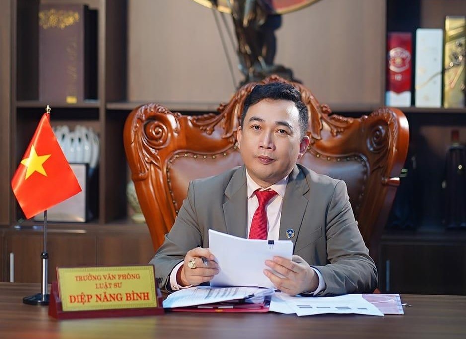 El abogado Diep Nang Binh, jefe del Despacho de Abogados Tinh Thong Luat. (Foto: anninhthudo.vn)
