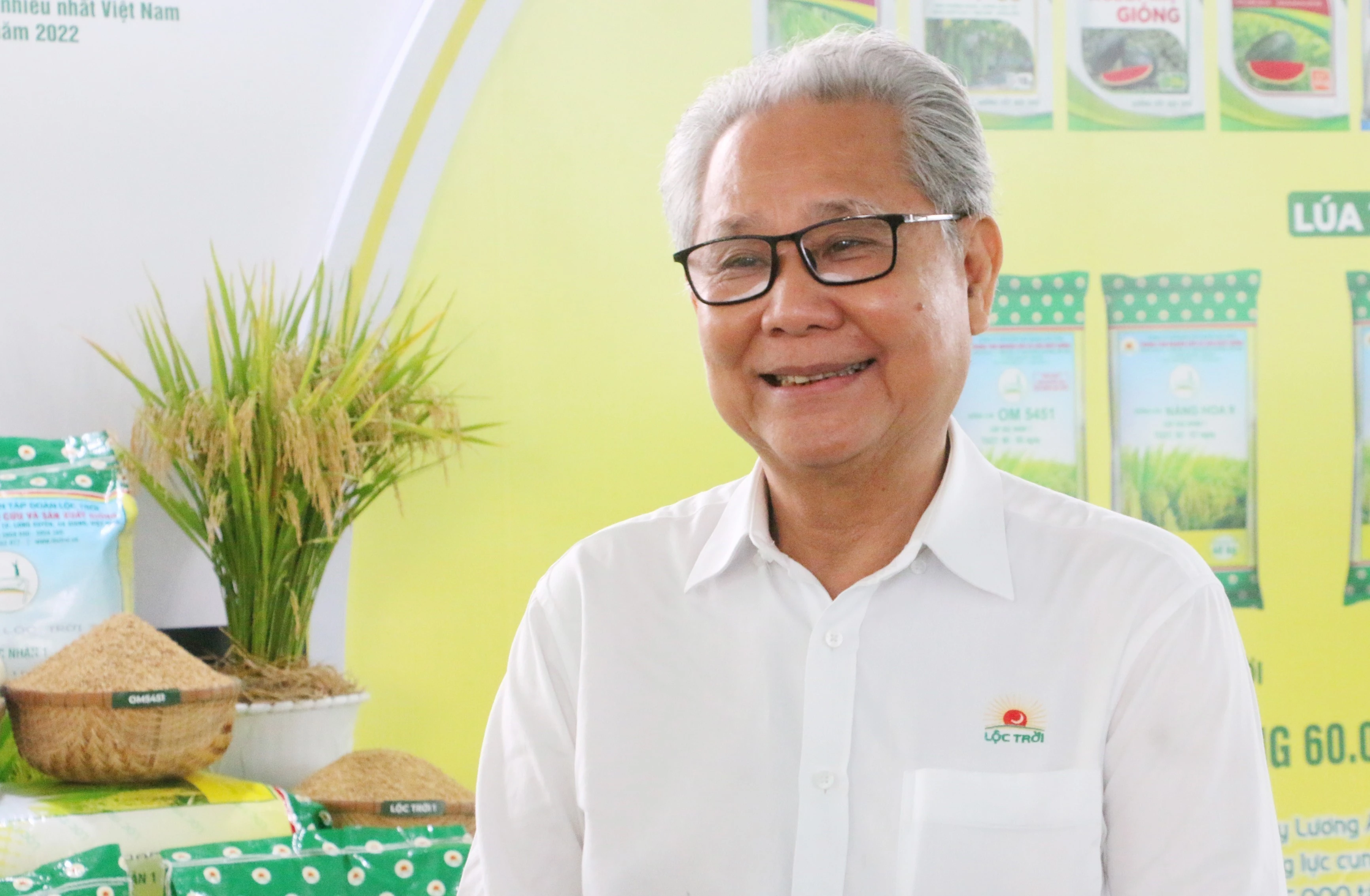 Huynh Van Thon, héroe del Trabajo, presidente del Consejo Administrativo del Grupo Loc Troi. (Foto: VNA)