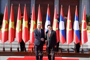 Líder partidista vietnamita realiza visita de Estado a Laos