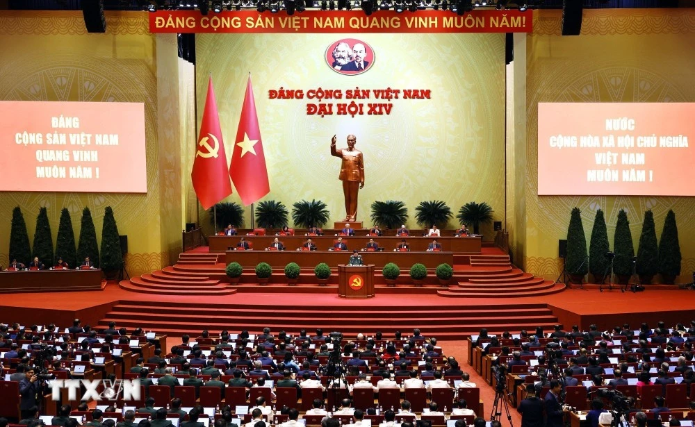 El XIV Congreso del Partido Comunista de Vietnam (Fuente: VNA)