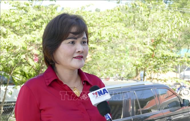 Pham Thi Minh Huong, vicepresidenta de la Asociación de Empresarios Vietnamitas en el Exterior (Foto: VNA)