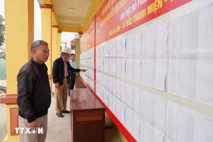 Hai Phong finaliza consultas para candidatos a la Asamblea Nacional (Fuente: VNA)