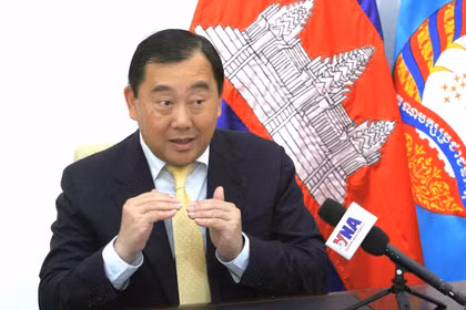 Suos Yara, vicepresidente del Departamento de Relaciones Exteriores del Comité Central y portavoz del Partido Popular Camboyano (Fuente: VNA)