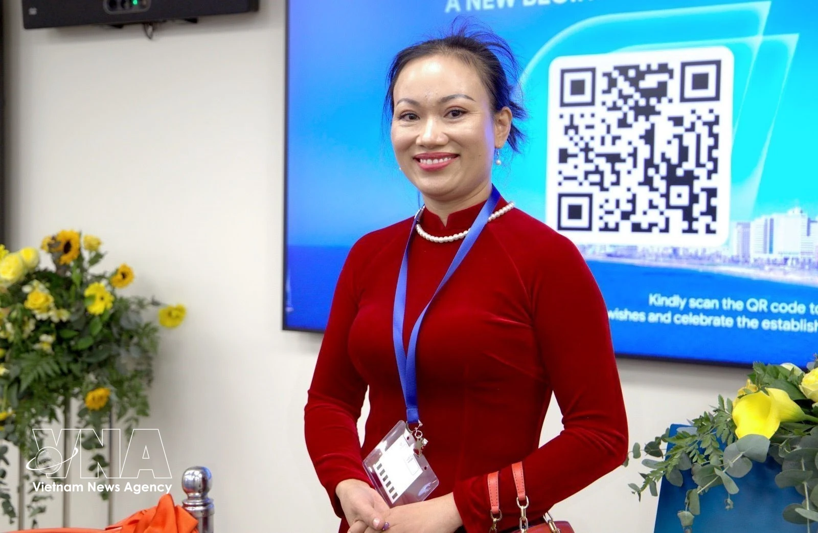 Nguyen Thi Thuy, una vietnamita que vive y trabaja en la ciudad de Ramat Gan, Israel. (Foto: VNA)