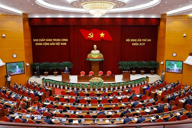 Segundo Pleno del Comité Central del PCV del XIV mandato: Alto consenso en decisiones estratégicas (Foto: VNA)