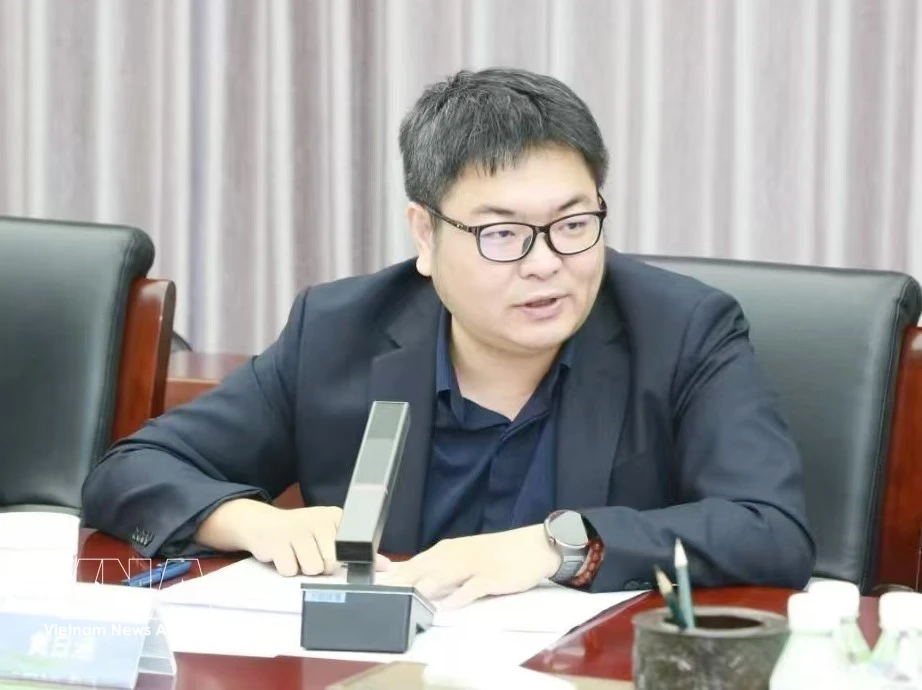 Huang Rihan, director del Instituto de Investigación de la Ruta Marítima de la Seda de la Universidad de Huaqiao, en la provincia china de Fujian. (Foto: VNA)