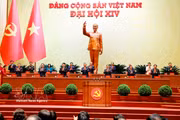 Sesión preparatoria del XIV Congreso Nacional del Partido Comunista de Vietnam (Foto: VNA)