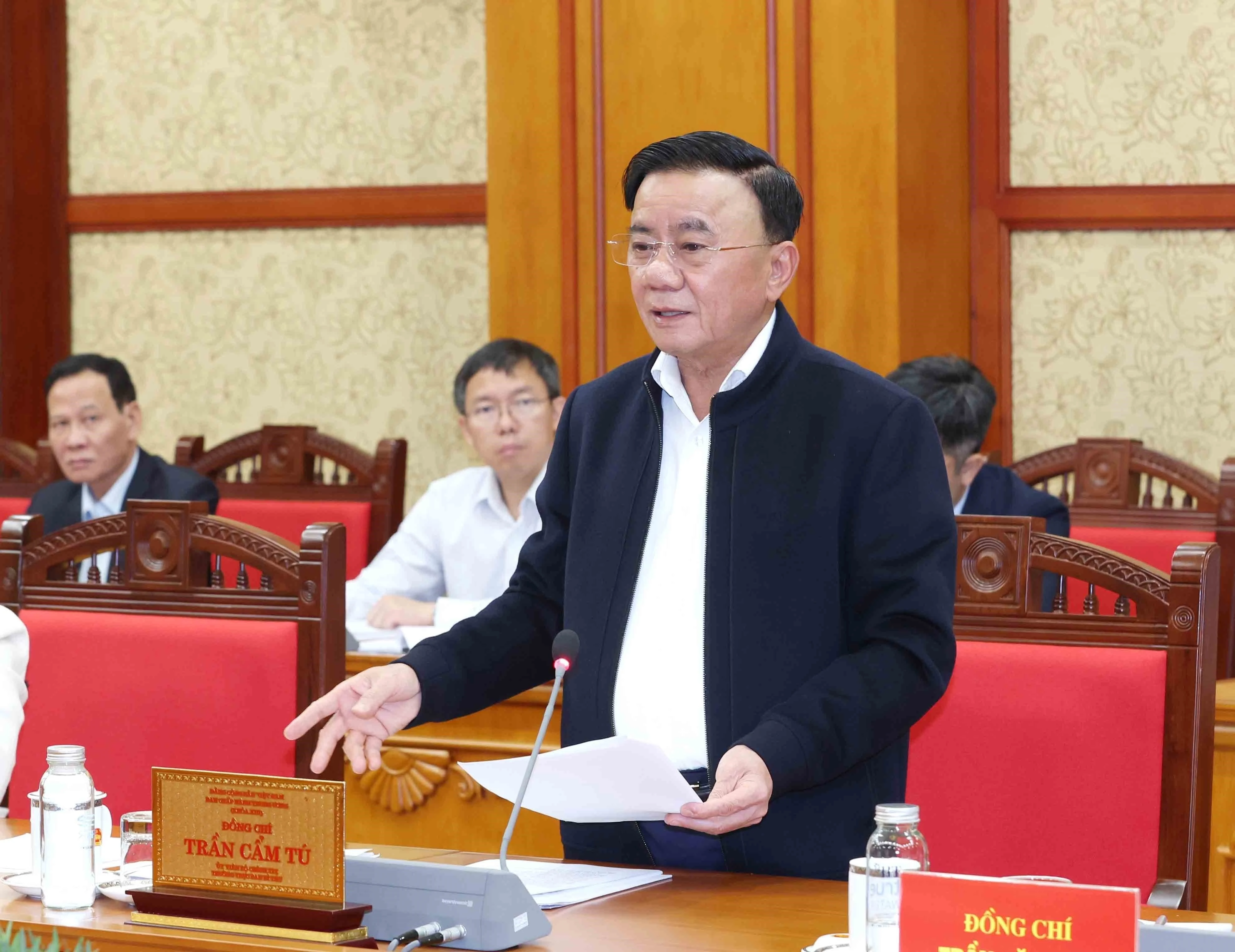 El miembro del Buró Político y permanente del Secretariado del Comité Central del Partido Comunista de Vietnam, Tran Cam Tu (Foto: VNA)