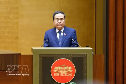 El presidente de la Asamblea Nacional, Tran Thanh Man. Foto: VNA