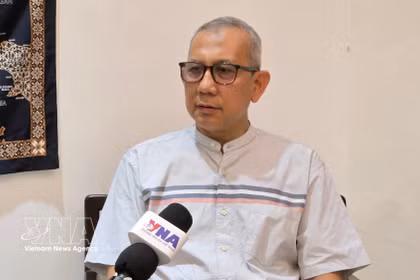 El coordinador superior del Instituto de Estudios Estratégicos y de Defensa de Indonesia (Lesperssi), Beni Sukadis. (Fuente: VNA)