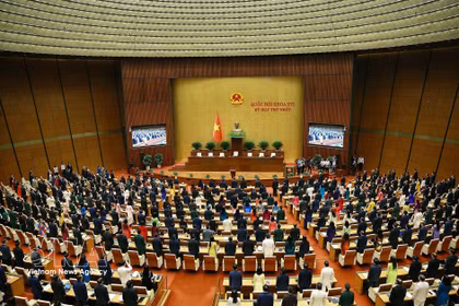 La inauguración del primer período de sesiones de la Asamblea Nacional de la XVI legislatura. (Foto: VNA)