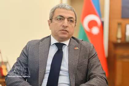 El embajador de Azerbaiyán en Hanoi, Shovgi Kamal Oglu Mehdizade. (Foto: VNA)