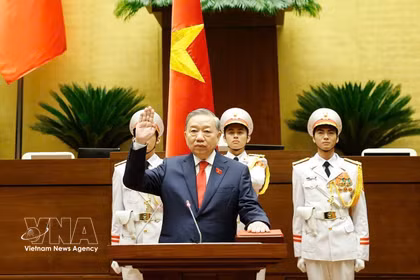 El secretario general del Comité Central del Partido Comunista de Vietnam, To Lam, fue elegido presidente del país. (Foto: VNA)