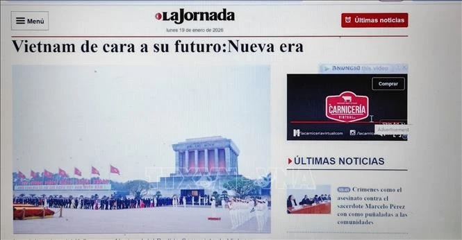 El artículo publicado el 19 de enero en la "La Jornada" (Fuente: VNA)