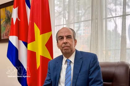 El embajador de Cuba en Vietnam, Rogelio Polanco Fuentes (Foto: VNA)