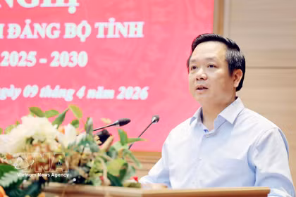 El secretario del Comité del Partido de Hung Yen,Pham Quang Ngoc (Foto: VNA)