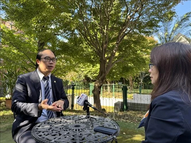 El doctor Nguyen Hong Son, presidente de la Unión de Asociaciones de Vietnamitas en Japón (Fuente: VNA) 