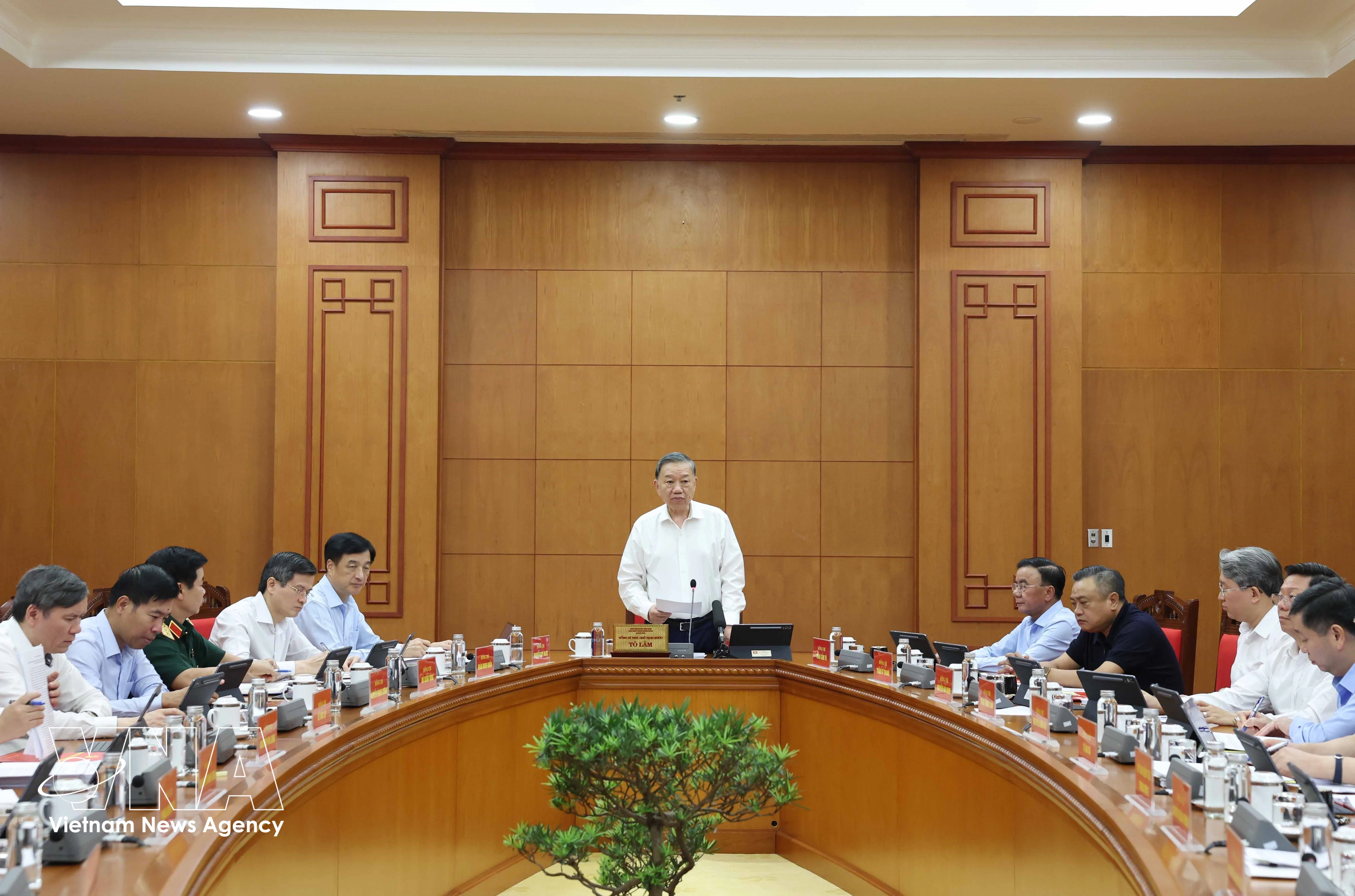 El secretario general del Partido Comunista y presidente de Vietnam, To Lam (Fuente: VNA)